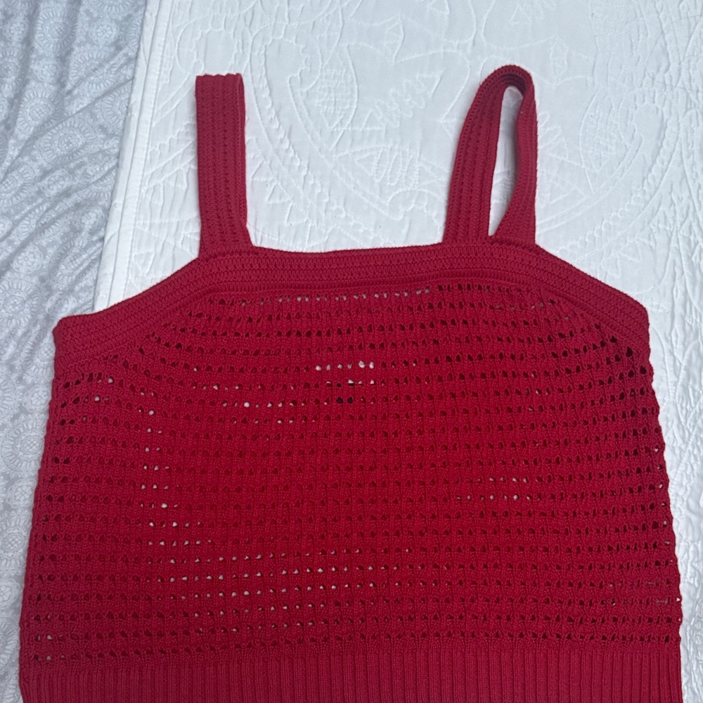 Universal Thread Red Knit Tank Top - Picture 5 of 5